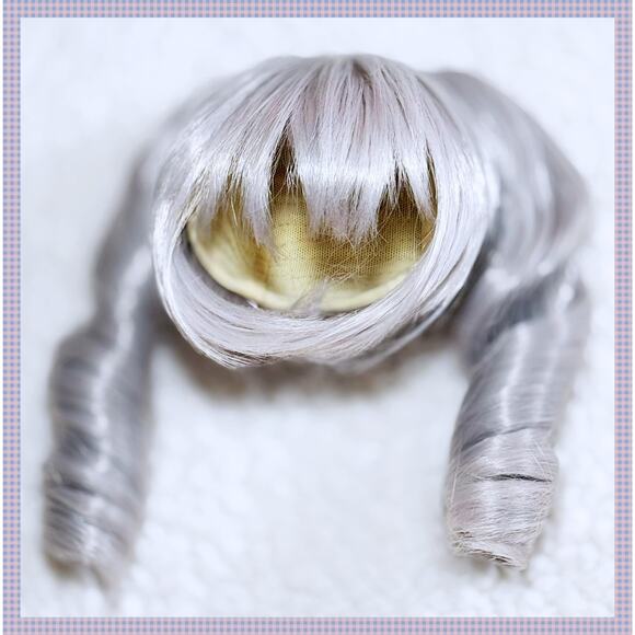1/3 BJD Balljointed Smart Doll Super Dollfie Dream SD DD Gray Twin Tail Wig 8/9 - Picture 2 of 10